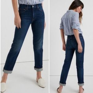 Lucky Brand Mid Rise Authentic Straight Crop